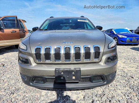 1C4PJMAB2HW602460 2017 JEEP CHEROKEE Gray Front view