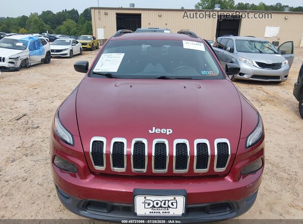 1C4PJMAB3GW133507 2016 JEEP CHEROKEE Красный Вид щитка приборов