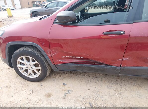 1C4PJMAB3GW133507 2016 JEEP CHEROKEE Красный Вид спереди