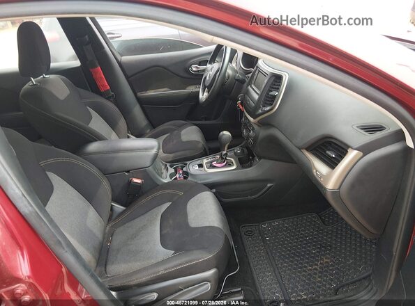 1C4PJMAB3GW133507 2016 JEEP CHEROKEE Красный Вид салона спереди