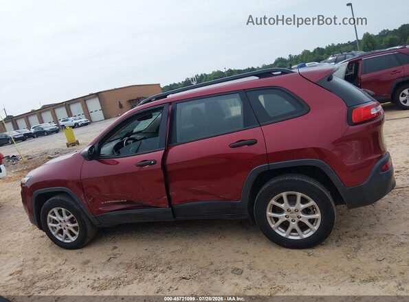 1C4PJMAB3GW133507 2016 JEEP CHEROKEE Красный Панорамный вид салона 360°