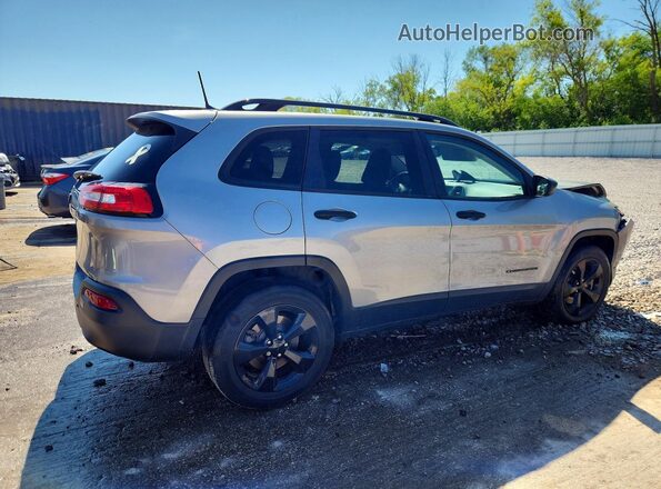 1C4PJMAB3GW375441 2016 JEEP CHEROKEE Silver Trasero derecho