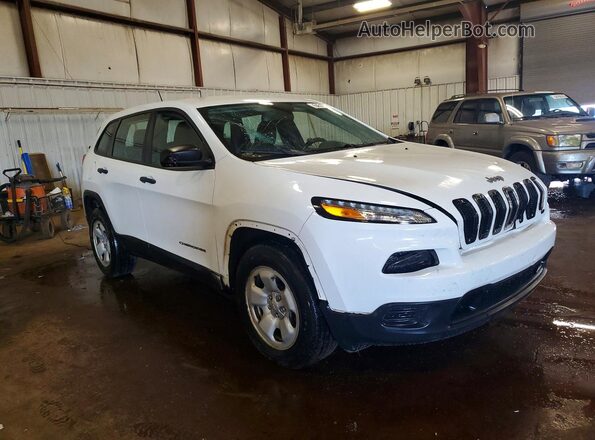 1C4PJMAB4GW266440 2016 JEEP CHEROKEE Белый Передняя правая четверть