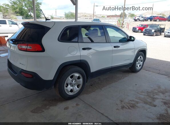 1C4PJMAB4GW313904 2016 JEEP CHEROKEE White Tył prawy