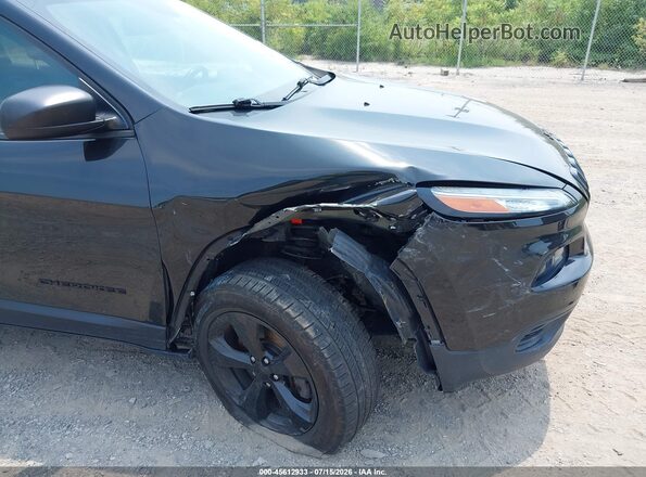 1C4PJMAB4GW349012 2016 JEEP CHEROKEE Black Widok z przodu