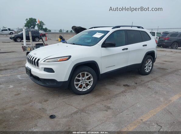 1C4PJMAB5GW240414 2016 JEEP CHEROKEE White Vista tres cuartos delantera izquierda