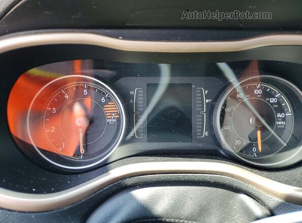 1C4PJMAB6GW210595 2016 JEEP CHEROKEE Red Widok zestawu wskaźników