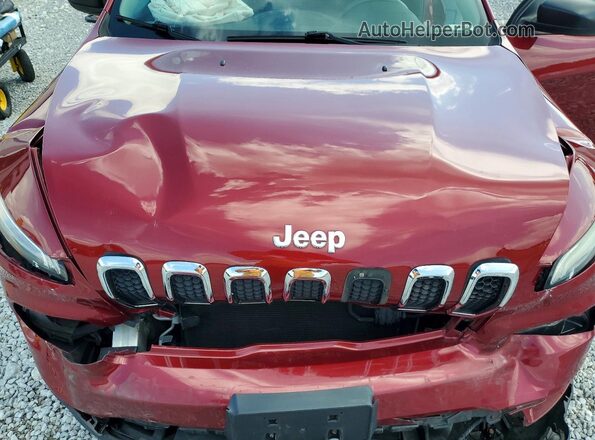 1C4PJMAB6GW210595 2016 JEEP CHEROKEE Red Widok komory silnika