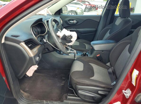 1C4PJMAB6GW210595 2016 JEEP CHEROKEE Red Widok wnętrza z przodu