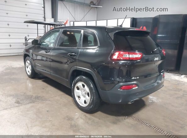 1C4PJMAB6GW313953 2016 JEEP CHEROKEE Black Задня ліва чверть