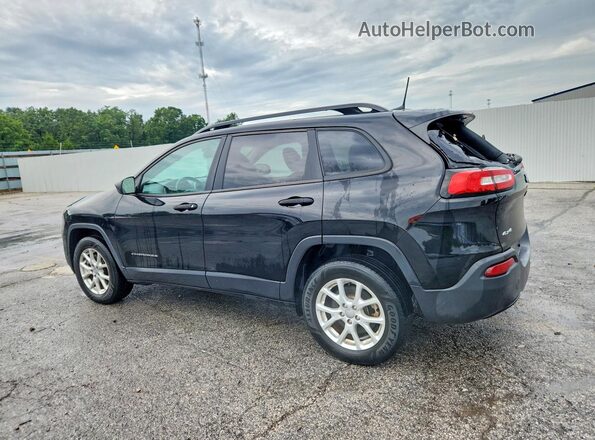 1C4PJMAB6HW611629 2017 JEEP CHEROKEE Black Rear left