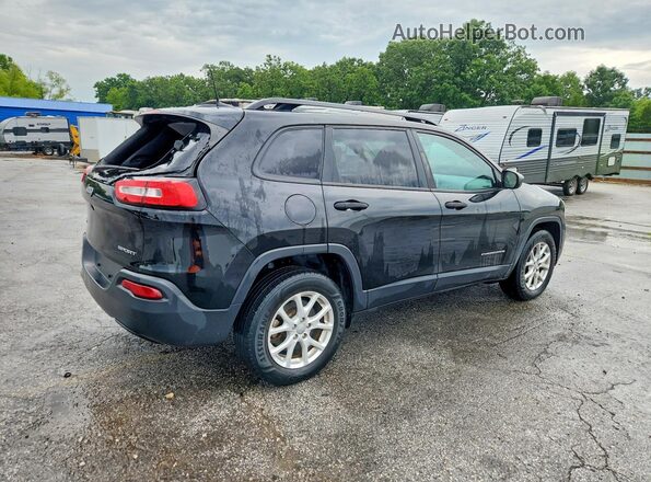 1C4PJMAB6HW611629 2017 JEEP CHEROKEE Black Rear right