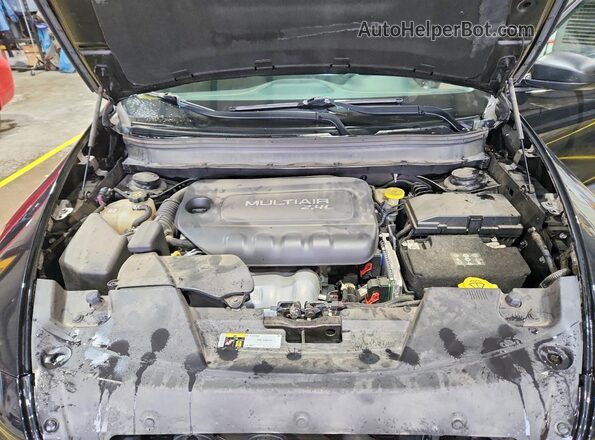 1C4PJMAB6HW611629 2017 JEEP CHEROKEE Black Engine compartment view