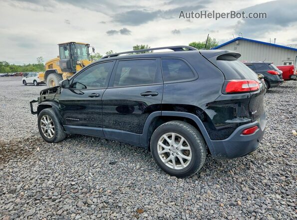 1C4PJMAB7HW551733 2017 JEEP CHEROKEE Black Tył lewy