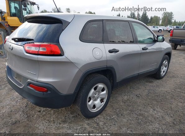 1C4PJMAB7HW581816 2017 JEEP CHEROKEE Silver Հետևի աջ
