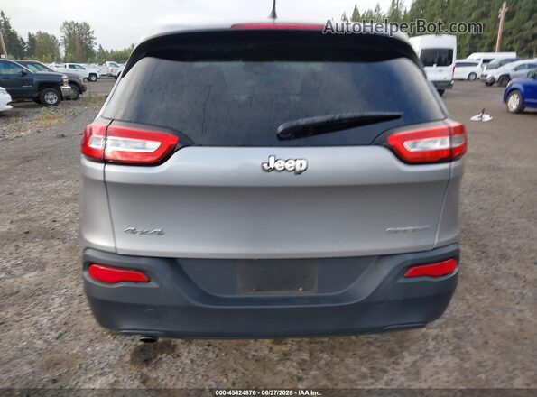 1C4PJMAB7HW581816 2017 JEEP CHEROKEE Silver 