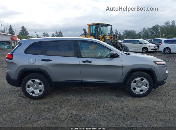 1C4PJMAB7HW581816 2017 JEEP CHEROKEE Silver Սալոնի հետևի տեսք