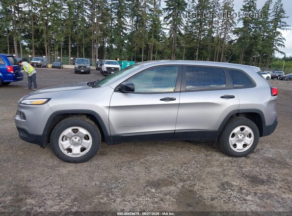 1C4PJMAB7HW581816 2017 JEEP CHEROKEE Silver Սալոնի 360 աստիճան տեսք