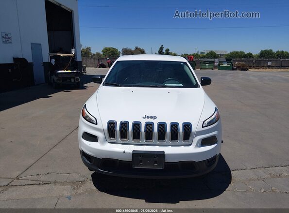 1C4PJMAB8GW343455 2016 JEEP CHEROKEE White Vista del cuadro de instrumentos