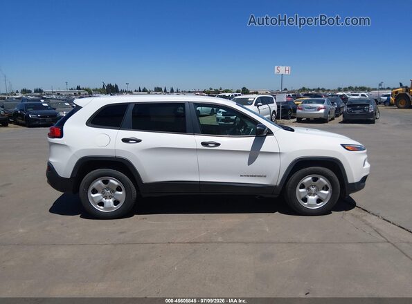 1C4PJMAB8GW343455 2016 JEEP CHEROKEE White Vista interior trasera