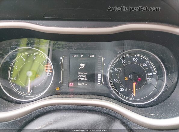 1C4PJMAB8HW659682 2017 JEEP CHEROKEE Темно-бордовый Вид задних сидений