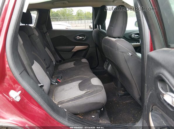1C4PJMAB8HW659682 2017 JEEP CHEROKEE Темно-бордовый Вид наклейки с VIN-кодом