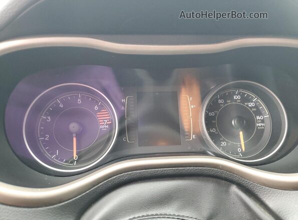 1C4PJMABXGW115294 2016 JEEP CHEROKEE Бордовый Вид щитка приборов