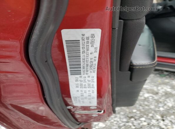 1C4PJMABXGW115294 2016 JEEP CHEROKEE Бордовый Вид наклейки с VIN-кодом