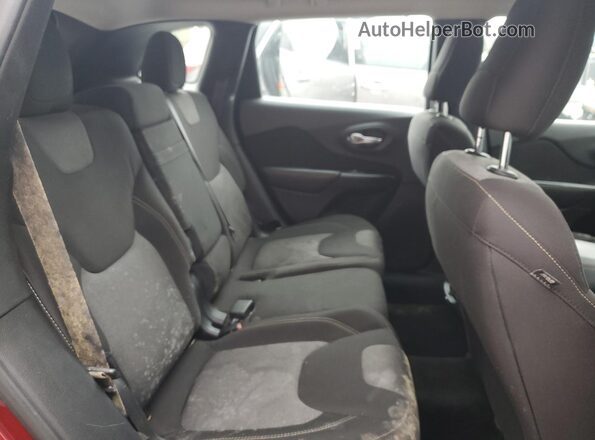 1C4PJMABXGW115294 2016 JEEP CHEROKEE Бордовый Вид задней части салона