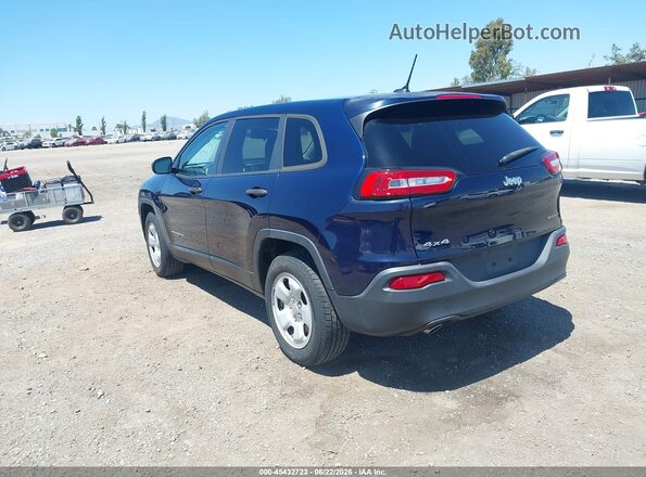 1C4PJMABXGW337382 2016 JEEP CHEROKEE Blue Հետևի ձախ