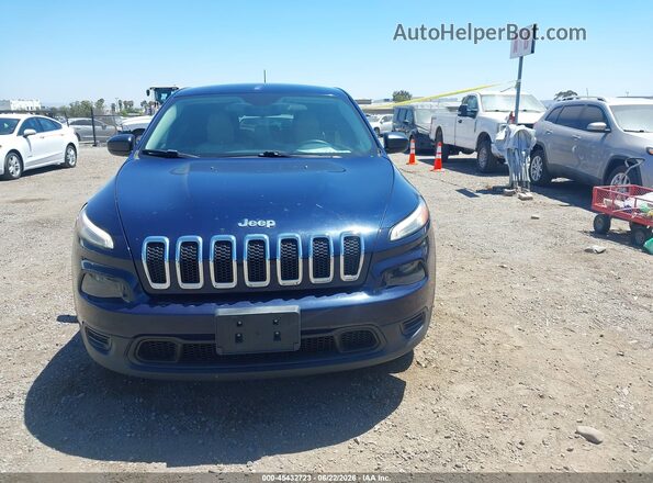 1C4PJMABXGW337382 2016 JEEP CHEROKEE Blue Սալոնի հետևի տեսք