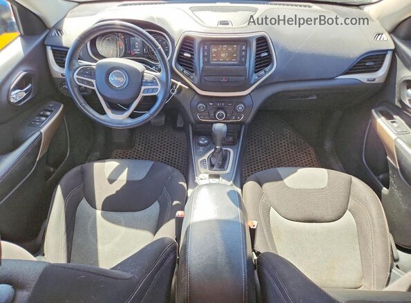 1C4PJMAS2HW600594 2017 JEEP CHEROKEE Blue Вид панелі приладів