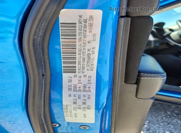 1C4PJMAS2HW600594 2017 JEEP CHEROKEE Blue Вид наклейки з VIN-кодом