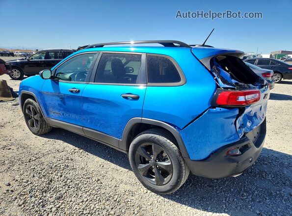 1C4PJMAS2HW600594 2017 JEEP CHEROKEE Blue Задня ліва чверть