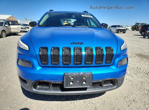 1C4PJMAS2HW600594 2017 JEEP CHEROKEE Blue Вид спереду