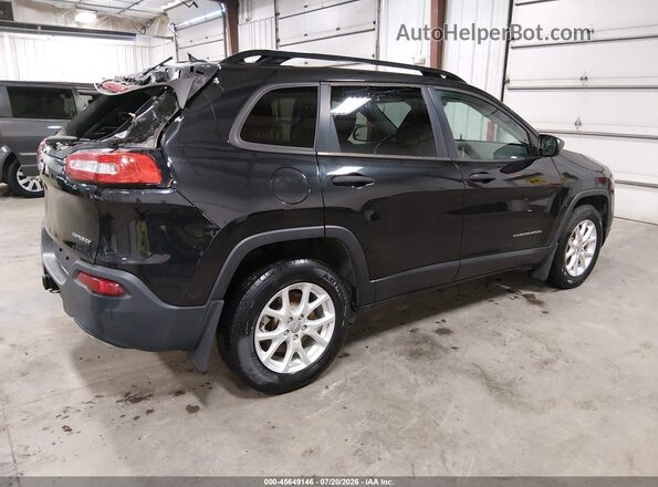 1C4PJMAS5GW238971 2016 JEEP CHEROKEE Black Հետևի աջ