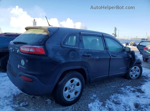 1C4PJMAS5HD218152 2017 JEEP CHEROKEE Черный Задняя правая четверть