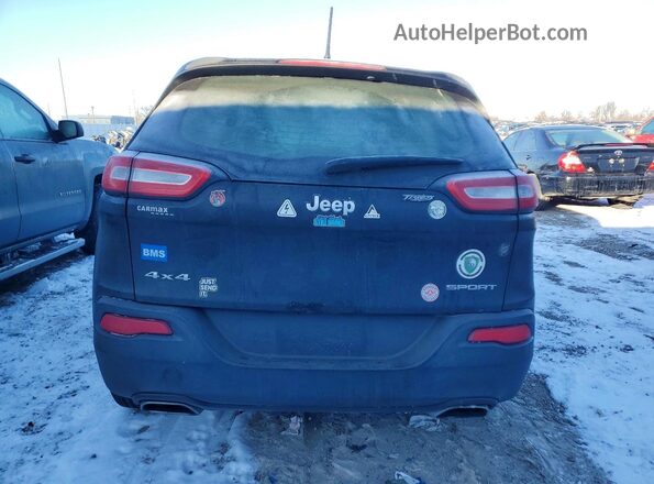 1C4PJMAS5HD218152 2017 JEEP CHEROKEE Черный Вид сзади