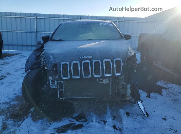 1C4PJMAS5HD218152 2017 JEEP CHEROKEE Черный Вид спереди