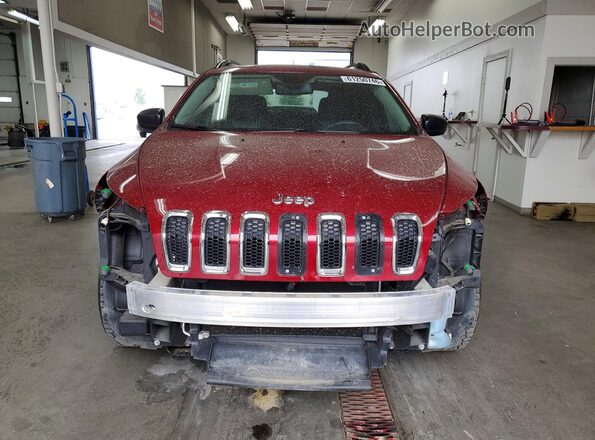 1C4PJMAS7GW269123 2016 JEEP CHEROKEE Бордовый Вид спереди