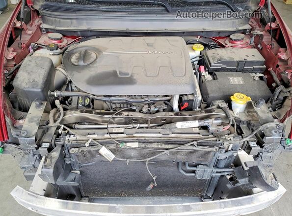 1C4PJMAS7GW269123 2016 JEEP CHEROKEE Бордовый Вид подкапотного пространства