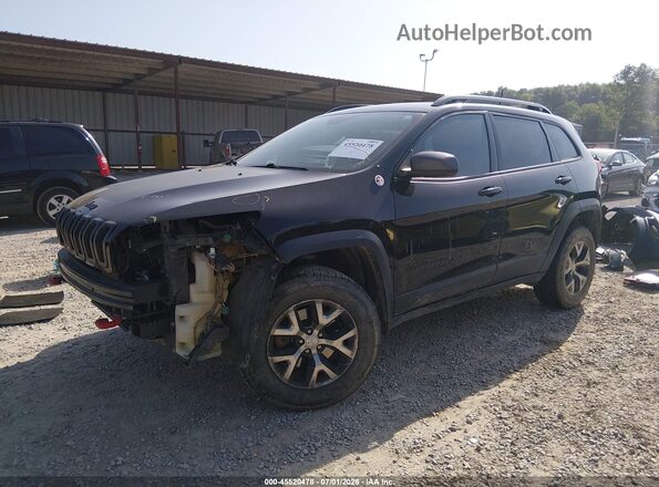 1C4PJMBB1HD237523 2017 JEEP CHEROKEE Black Przód lewy