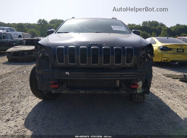 1C4PJMBB1HD237523 2017 JEEP CHEROKEE Black Widok z przodu
