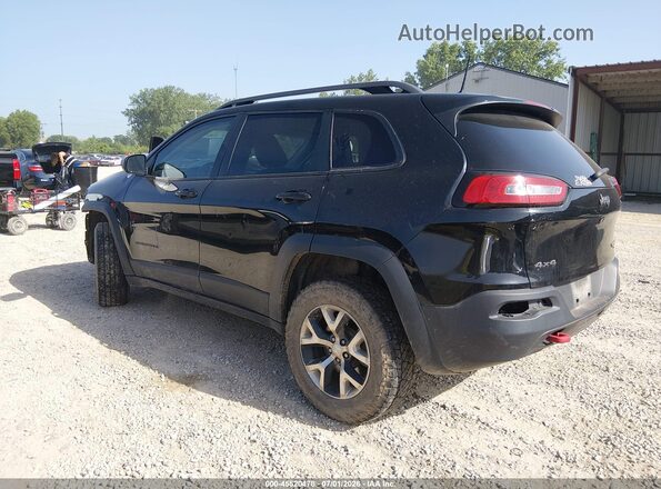 1C4PJMBB1HD237523 2017 JEEP CHEROKEE Black Tył lewy