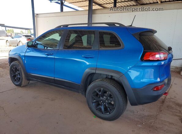 1C4PJMBB2JD579617 2018 JEEP CHEROKEE Blue Հետևի ձախ