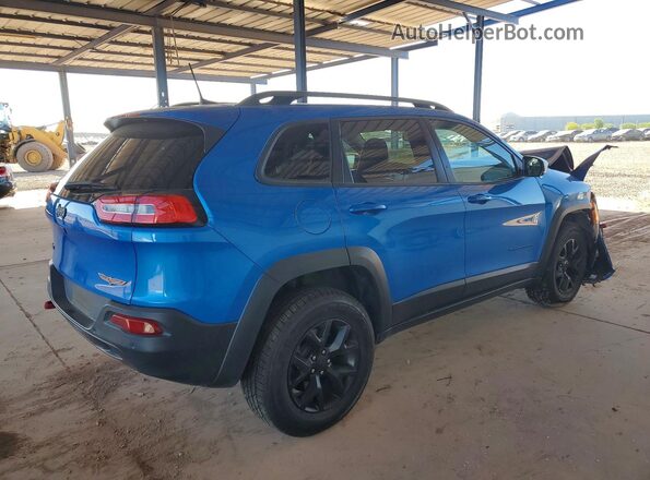 1C4PJMBB2JD579617 2018 JEEP CHEROKEE Blue Հետևի աջ