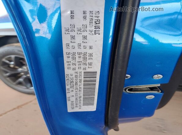 1C4PJMBB2JD579617 2018 JEEP CHEROKEE Blue Շարժիչի բաժամունքի տեսք