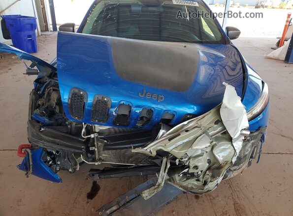 1C4PJMBB2JD579617 2018 JEEP CHEROKEE Blue Սալոնի հետևի տեսք