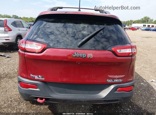 1C4PJMBB3HW517237 2017 JEEP CHEROKEE Maroon 