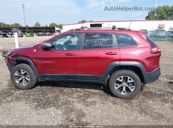 1C4PJMBB3HW517237 2017 JEEP CHEROKEE Maroon 